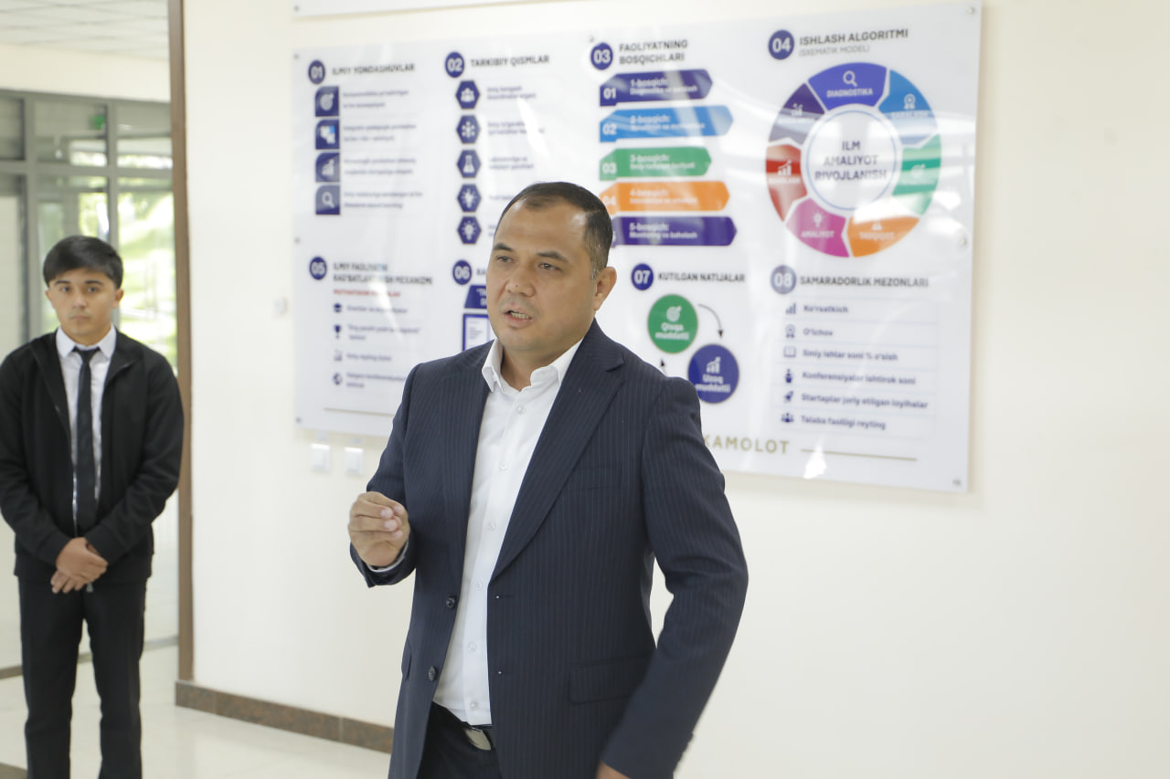 Jismoniy tarbiya va sport ta’limi yo‘nalishida ilmiy va innovatsion faoliyatini jadallashtirishga qaratilgan Kengash o‘tkazildi Gallery Image