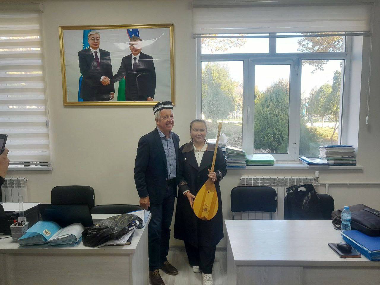Germaniyaning SES (Senior Experten Service) tashkiloti vakili — xorijiy mutaxassis Gerlach janoblari Gumanitar fanlar fakultetiga tashrif buyurdi. Gallery Image