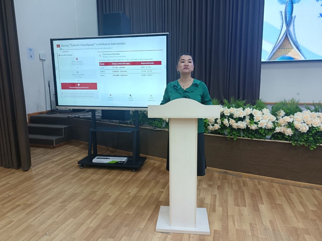 A seminar-training session on the “Mirzo Ulugbek Vorislari” Data Science training course was organized. Gallery Image