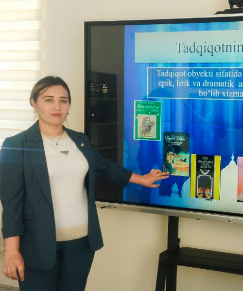 Usmanova Ziyoda Ilxomjon qizi