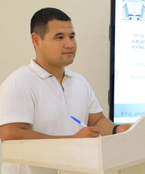 Ashirboyev Ixtiyor Maxmudjon o’gli